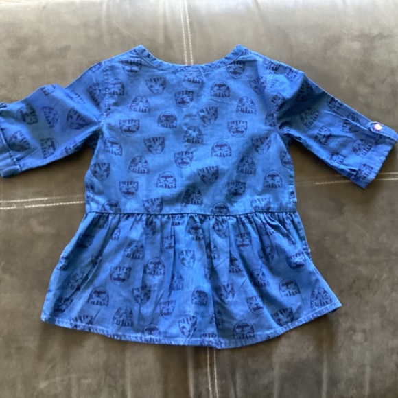 Cat and Jack denim cat tunic 5t - Picture 2 of 4